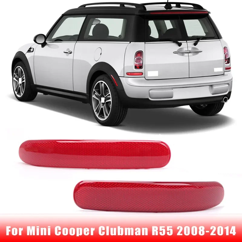 Plastic Car Rear Bumper Reflector Warning Strip 275466503 275466603 For Mini Cooper Clubman R55 2008 2009-2011 2012 2013 2014