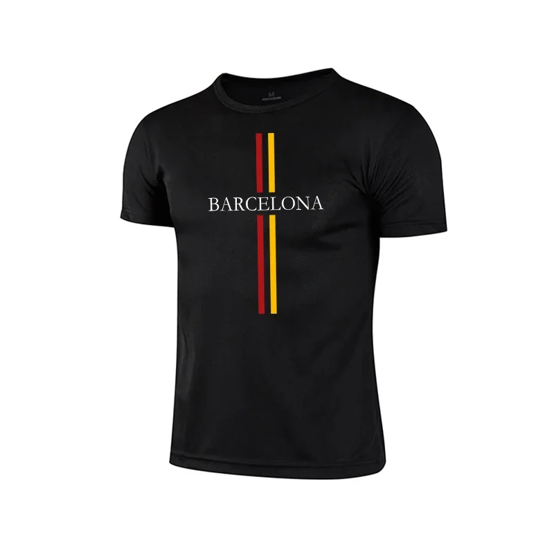 Hot Sales Mens T-shirt Printing Casual Short Sleeve Outdoor Jogging Clothing Quick-Drying Mesh Tees Summer Sportswear 8 Colors