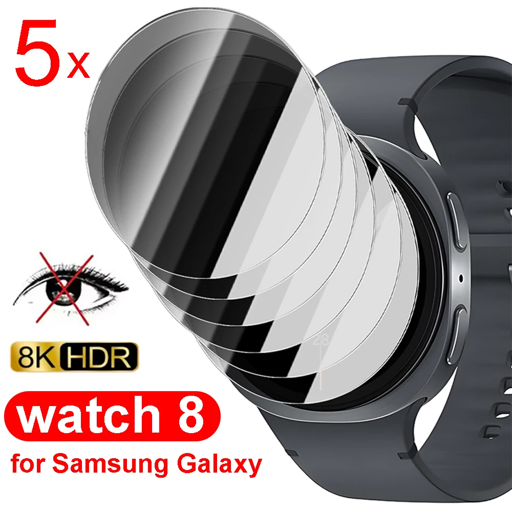 

Закаленные защитные пленки для экрана Samsung Utral-2025 Classic 46 мм, защитные пленки для Samsung Galaxy Watch 8, 40 мм, 44 мм