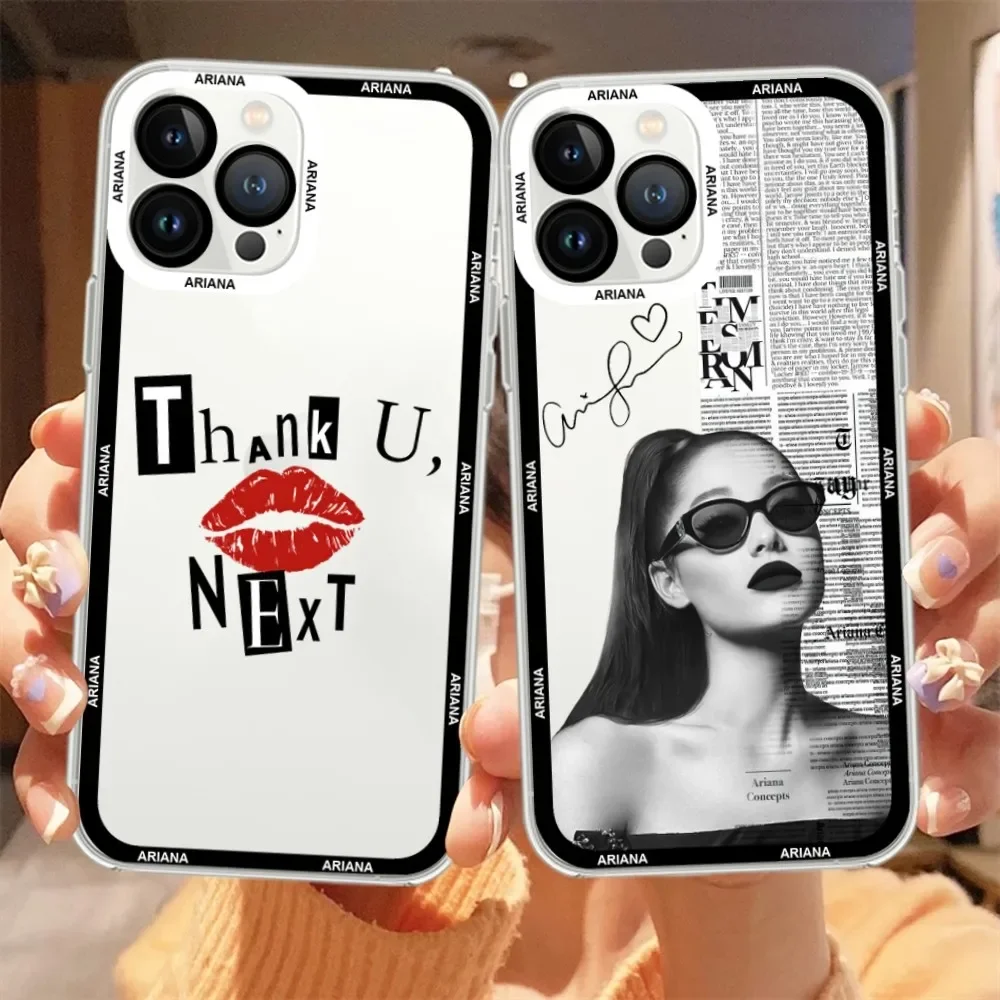 A-Ariana G-Grandes Phone Case For iPhone 13 14 12 11 Pro Max X XR XS Max