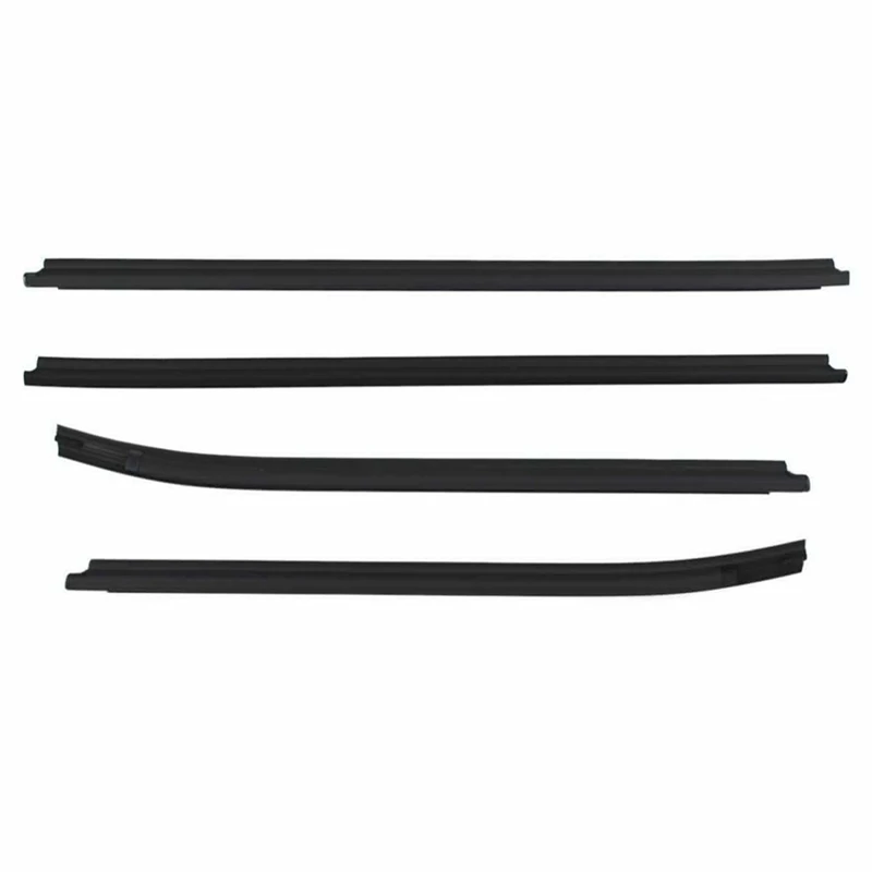 

1 Set Car Door Glass Outer Sealing Strip Assembly Accessories For Toyota Fortuner 2012-2015 68161-0K010 68164-0K020 68162-0K010