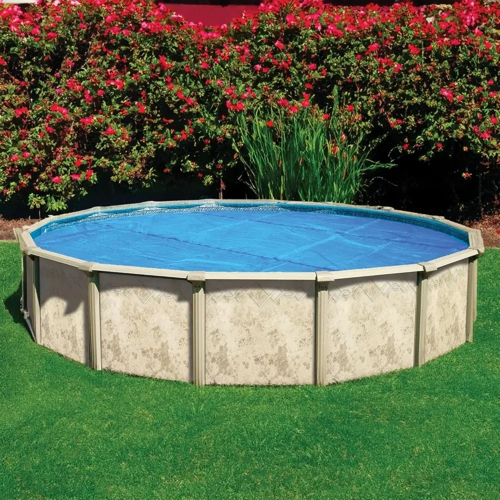28-Foot Round Blue Above-Ground and Inground Pool Cover, 8 Mil Thick
