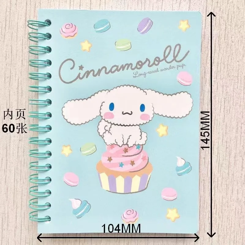 Anime Sanrioed Cartoon Stationery Set Kawaii Cinnamoroll Student Notebook Pencil Case Gel Pen School Supplies Children Gifts