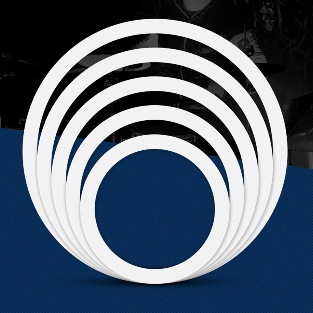 Drum Sound Control Drum Tone Control Rings Enhance Drumming Experience Easy To Use Long-lasting Quick Adjustments