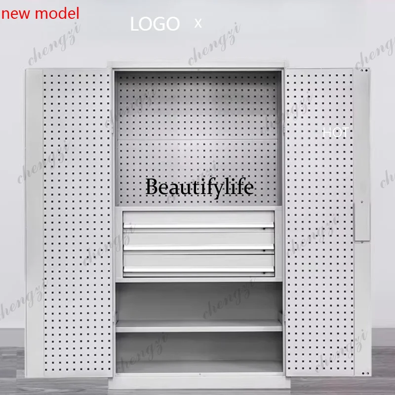 M138 Hardware Tool Cabinet Multi-functional Storage Tool Cart Drawer Workshop Metal Furniture Gereedschapskast
