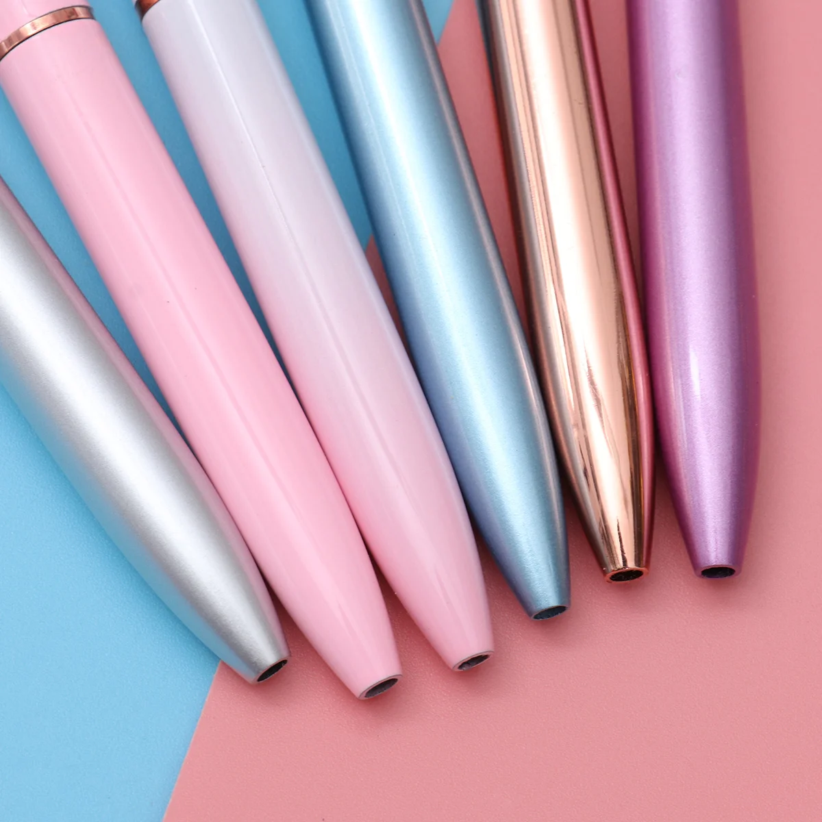 

6 Pcs Sparkly Diamond Write Ballpoint Pens Butterfly Theme Creative Fancy Assorted Color