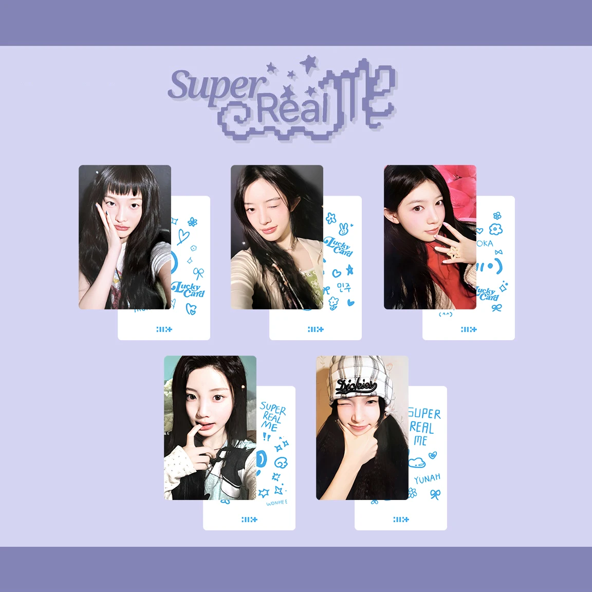 Iroha-ألبوم مجموعة فتاة جديدة ، ILLIT ، سوبر حقيقي لي ، يونا ، مينجو ، موكا ، WONHEE ، IROHA