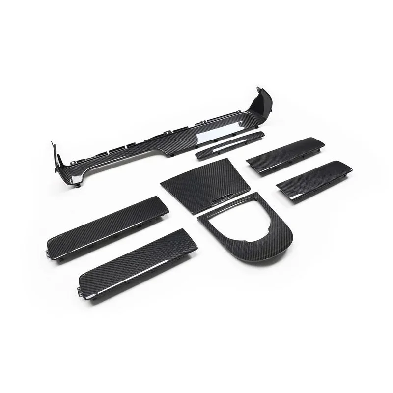 FOR Mercedes Benz G-Class dry carbon fiber interior kit w464 G63 G500 center console door trim interior components