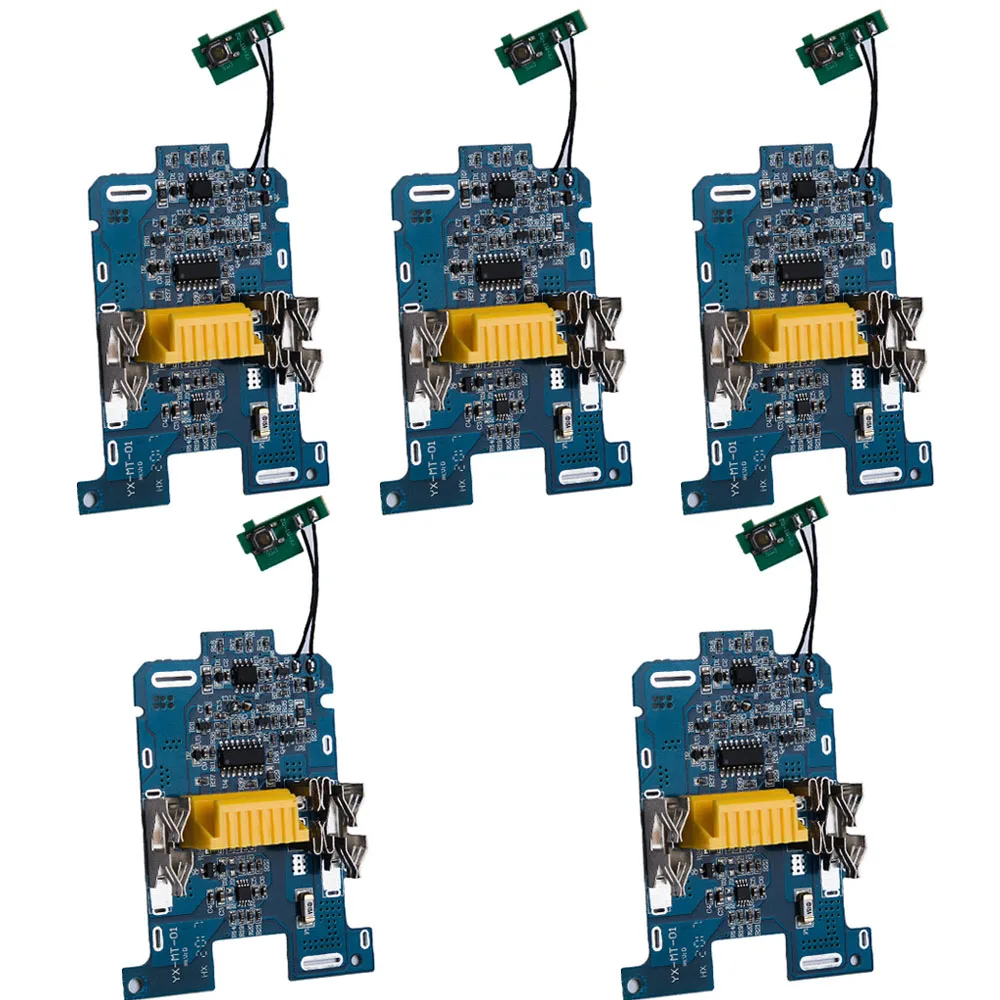 

5PCS 18V Power Tool Li-Ion Lithium Battery BMS PCB Charging Protection Board for Makita BL1830 BL1815 BL1860 LXT400 BL1850