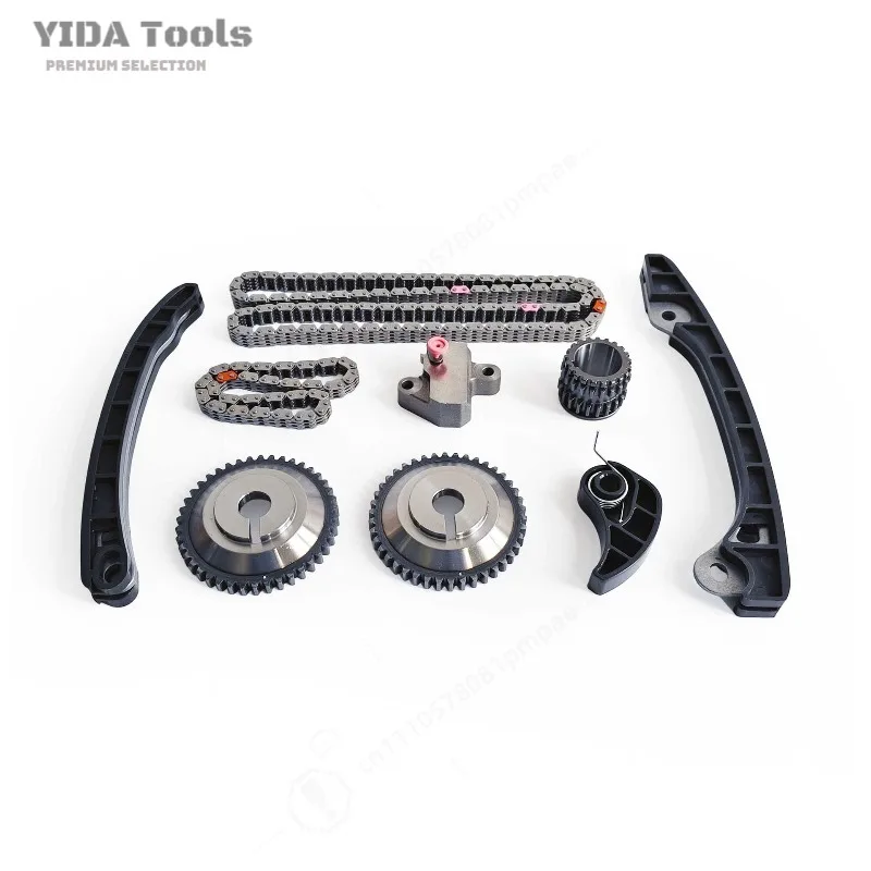 ASBG-NS.HR16-9 Timing Chain Kit 9Pcs Set For HR16 Engine Timing Chain And Sprockets Auto Engine Parts