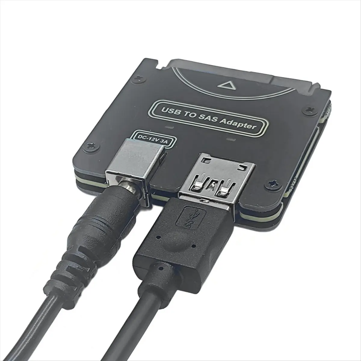 A10R USB to SFF-8482 SAS 29Pin Adapter Hard Disk Drive Raid 5Gbps HDD/SSD Raid Converter with Chipset and Power Port