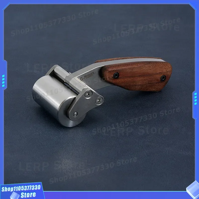 for Nattools Heavy Duty Stainless Steel Roller 60mm 630g DIY Leather Handmade Goods Tool