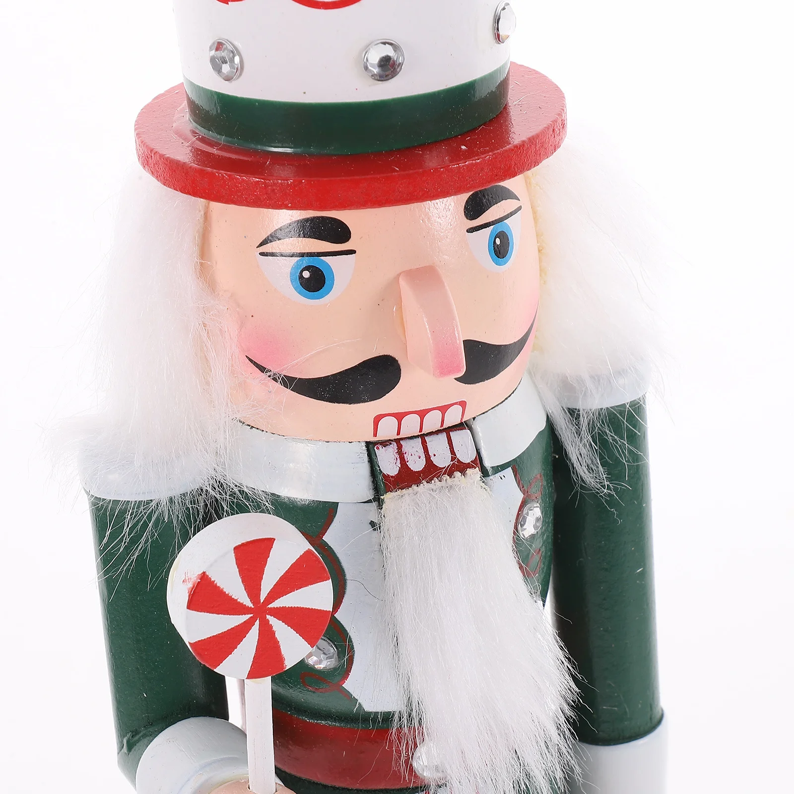 

Wooden Christmas Nutcracker Figure Xmas Party Decor Holiday Ornament Small Soldier Desktop Decoration Festival Home Decor