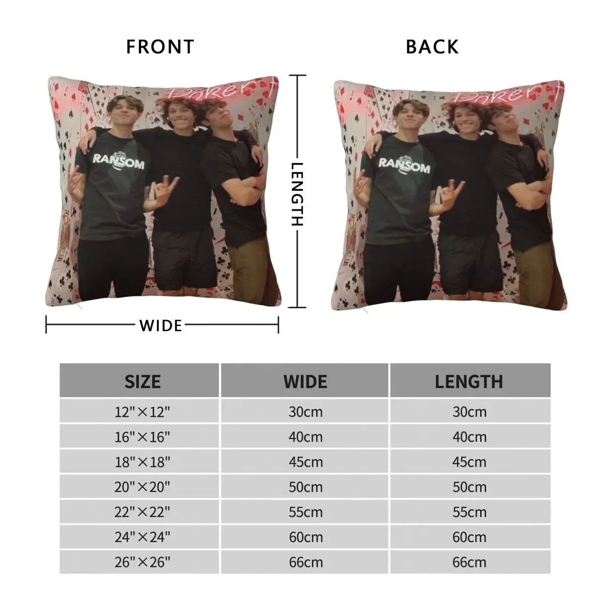 Sturniolo Triplets Fanart Square Pillowcase Pillow Cover Polyester Cushion Decor Comfort Throw Pillow for Home Sofa