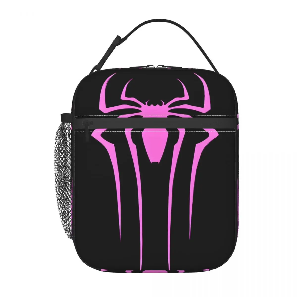 

Custom Gwen Cartoon Superhero Spider Lunch Bag for Thermal Cooler Insulated Bento Box Office Work School Portable Tote Bags