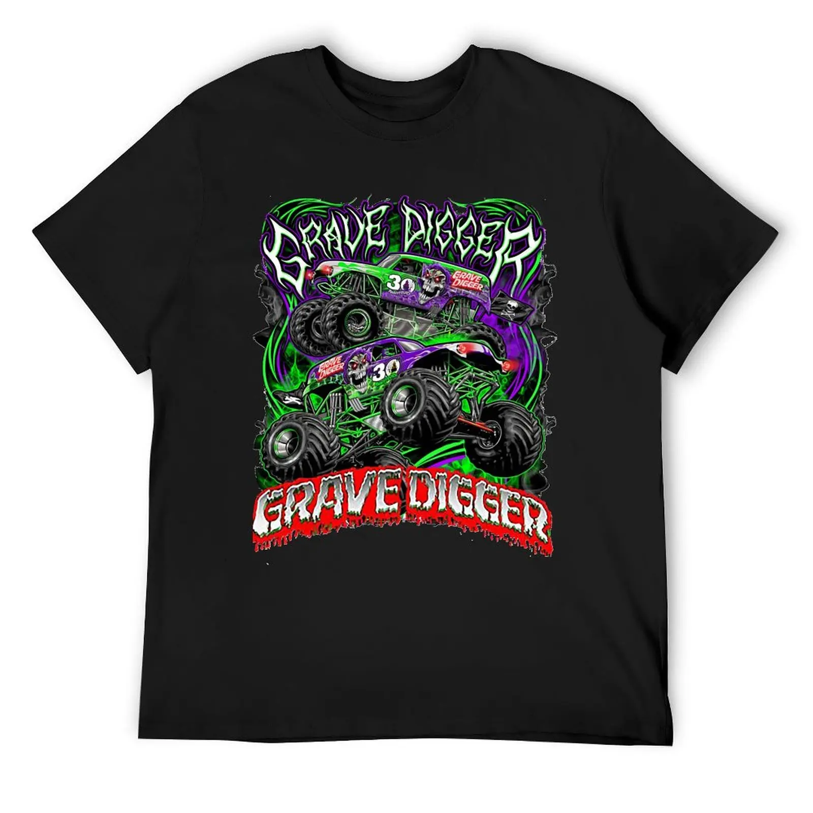 

monster jam grave digger monster T-Shirt oversizeds Funny t-shirt for a boy mens clothes