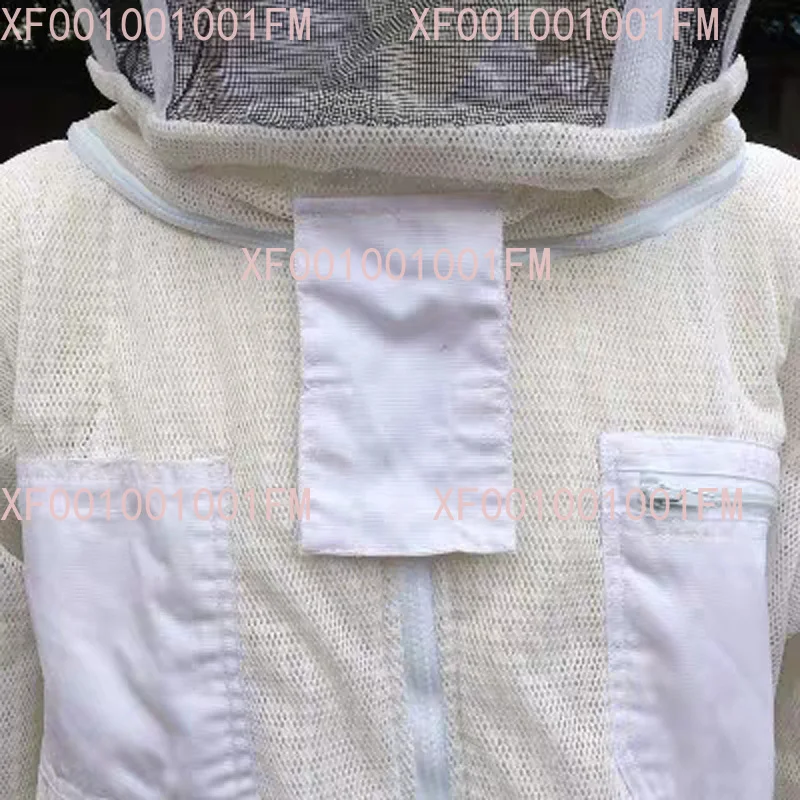 Three-layer breathable anti-bee suit, extra-thick beekeeping tools, one-piece bee clothing