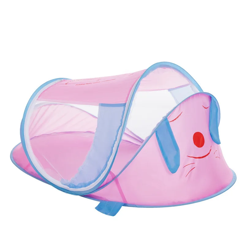 Foldable Mosquito Net for Baby Bed, Fall Protection No-Installation Foldable Children's Room for Infant and Toddler Safety