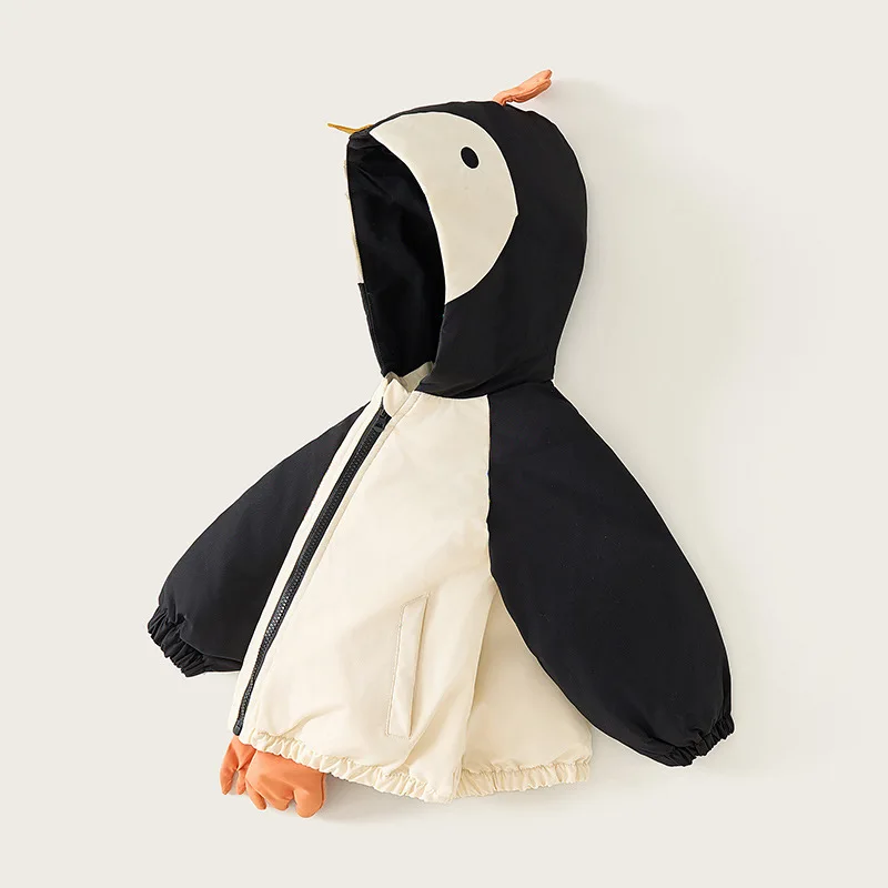 2025 Winter new Children's down jacket style Children's thickened coat, cartoon top for boys and girls, cotton-padded jacket