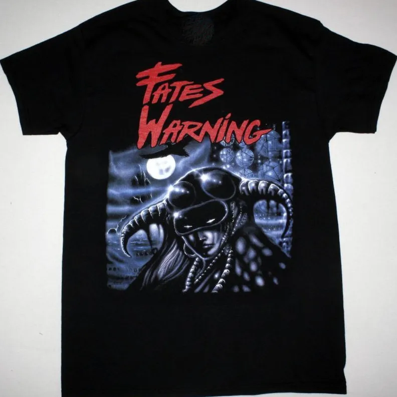 Vtg Fates Warning Band Heavy Cotton Black Unisex Full Size Shirt MM1446