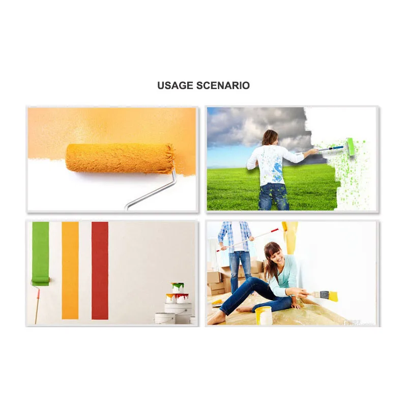 Roller Brush Paint Tool Latex Self-Priming Roller Coating Machine Brush Wall Artifact Latex Paint Roller Brush Machine