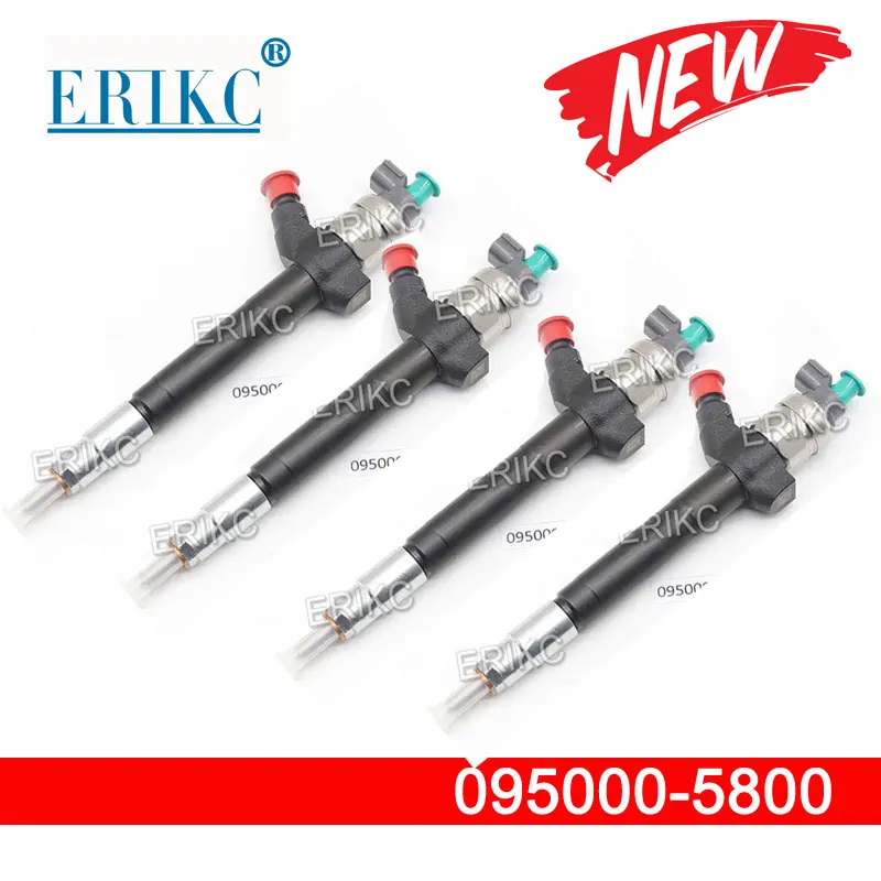 

4PC 6C1Q-9K546-AC Common Rail Injection 1980J7 095000-5800 Diesel Fuel Injector 6C1Q9K546AC for DENSO Citroen Ford Fiat 2.2