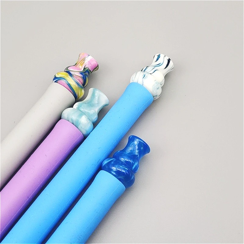 1PC Gourd - Shaped 810 Resin Material Straw Joint Random Color