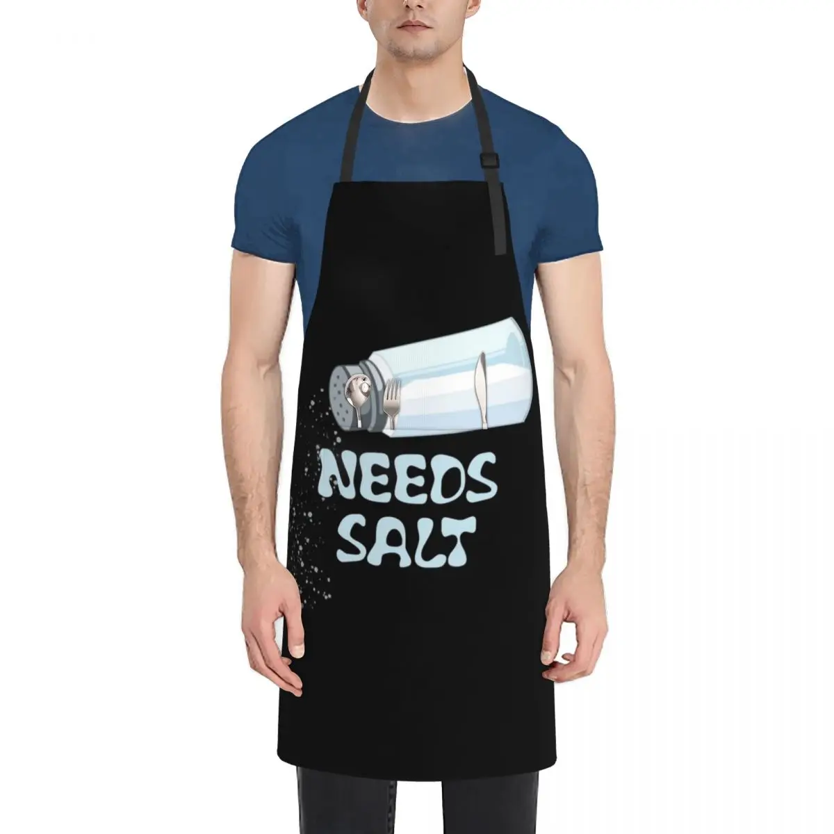 Needs Salt Apron kitchen gadgets Novelties Kitchen And Home work ladies Men gift Apron