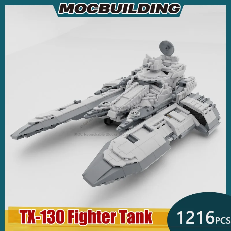 الإمبراطوري TX-130 دبابة مقاتلة نموذج MOC اللبنات لتقوم بها بنفسك تجميع الطوب التراص جمع عرض عيد الميلاد اللعب الهدايا 1216 قطعة
