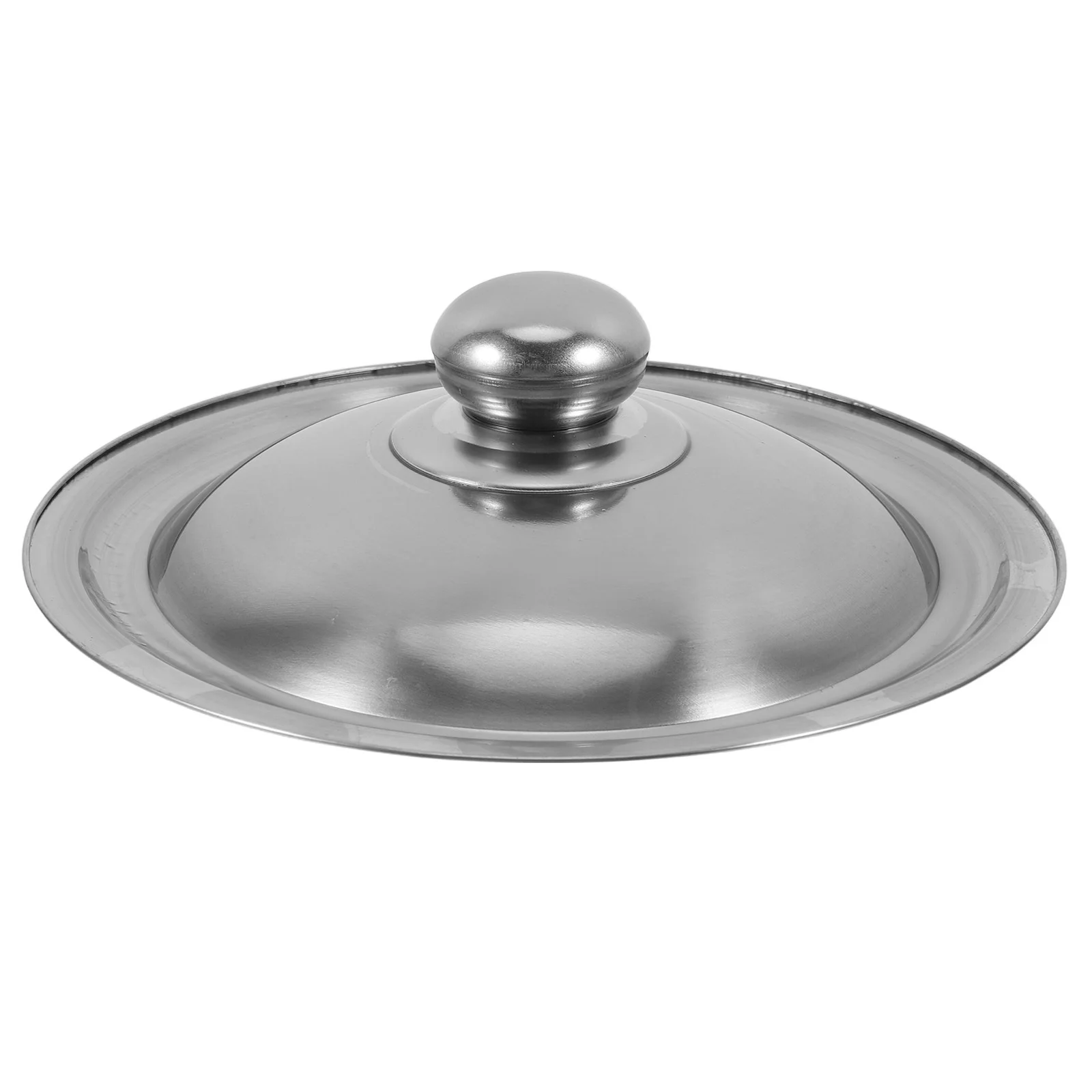 

Versatile Stainless Steel Pot Lid 20cm Universal Design Pots Pans Skillets Smooth Edges Easy Clean Lid