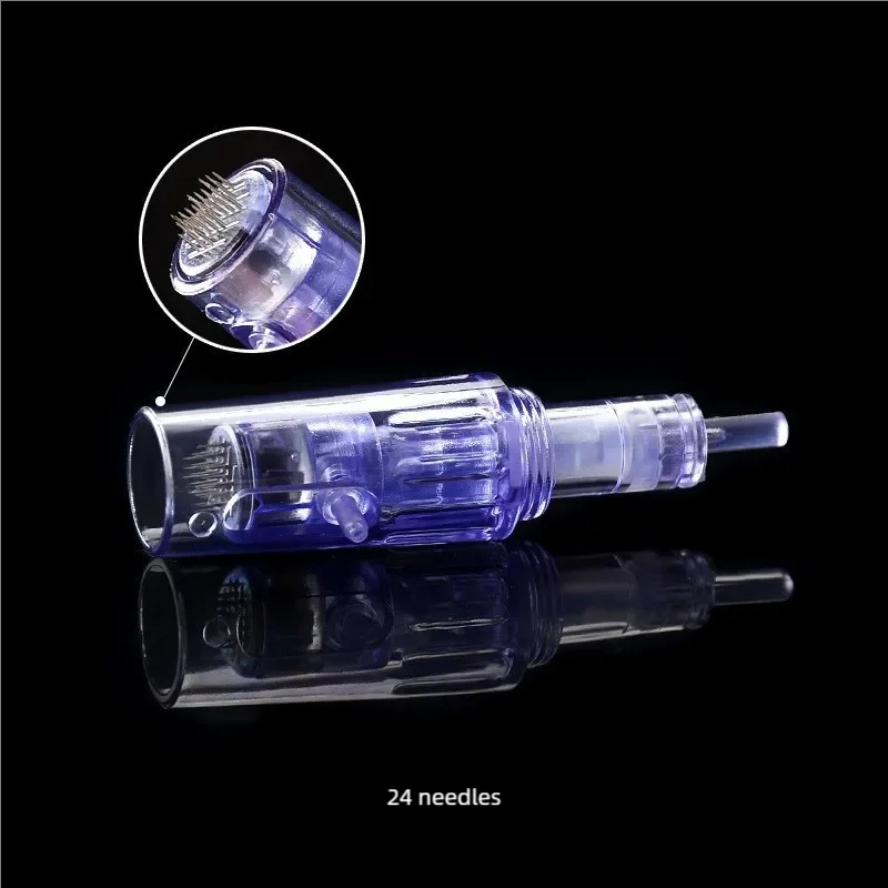 10PCS Microneedle Cartridges Screw Suits 2 in 1 Mini Water Mesotherapy Injector Nano 9/12/36/42/ Nano/ 3D/5D Auto Derma Pen