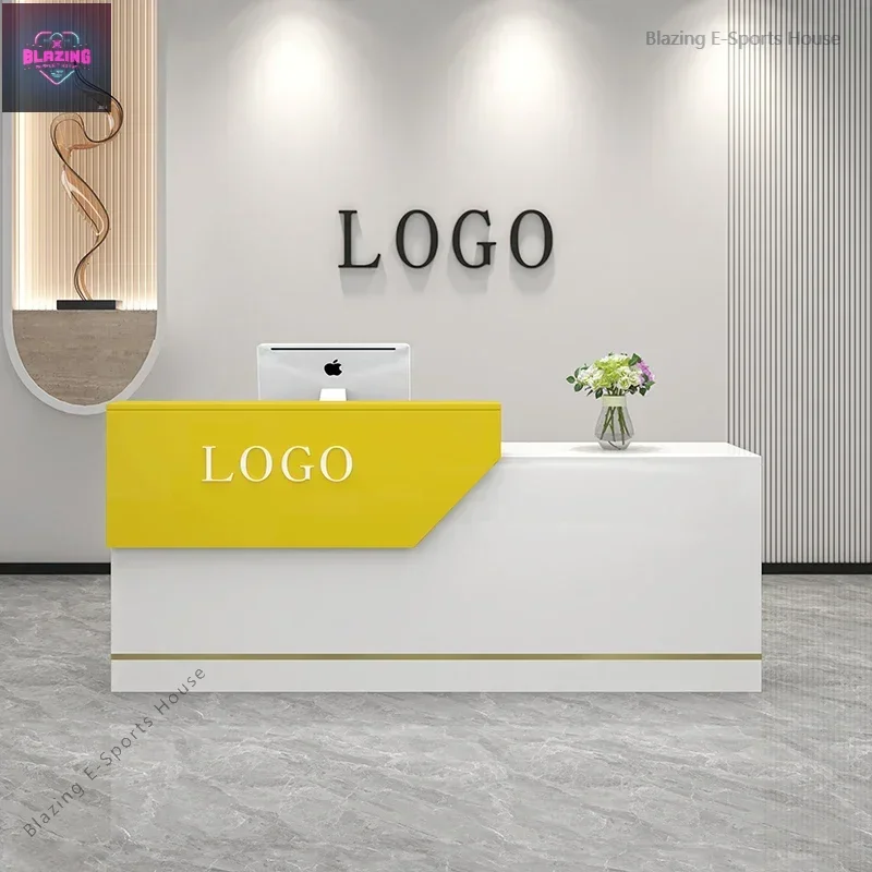 

Decorations Reception Desks Display Beauty Salon Reception Desks Cashier Counter Mostrador Negocio Commercial Furniture