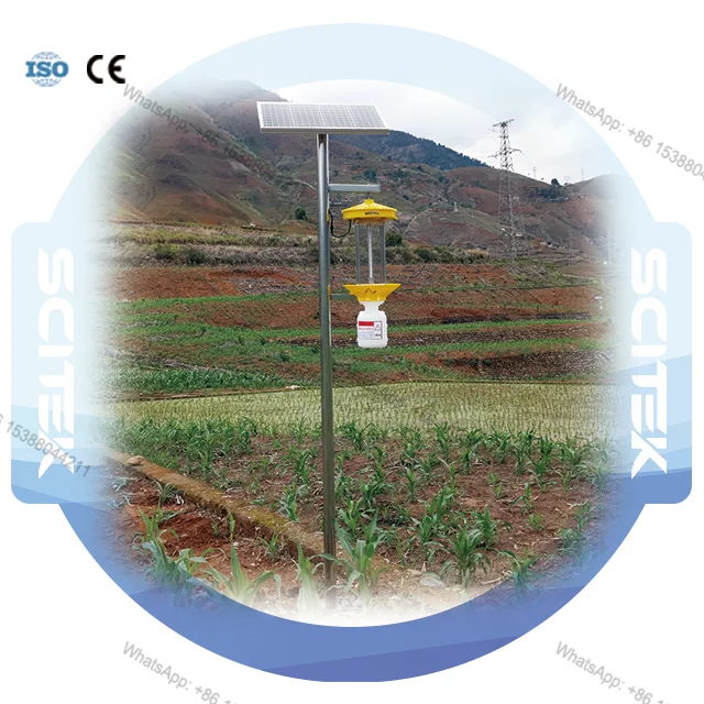 SCITEK Solar Power Frequency Pest Killing Lamp Smart Cleaning Pest Killing Lamp