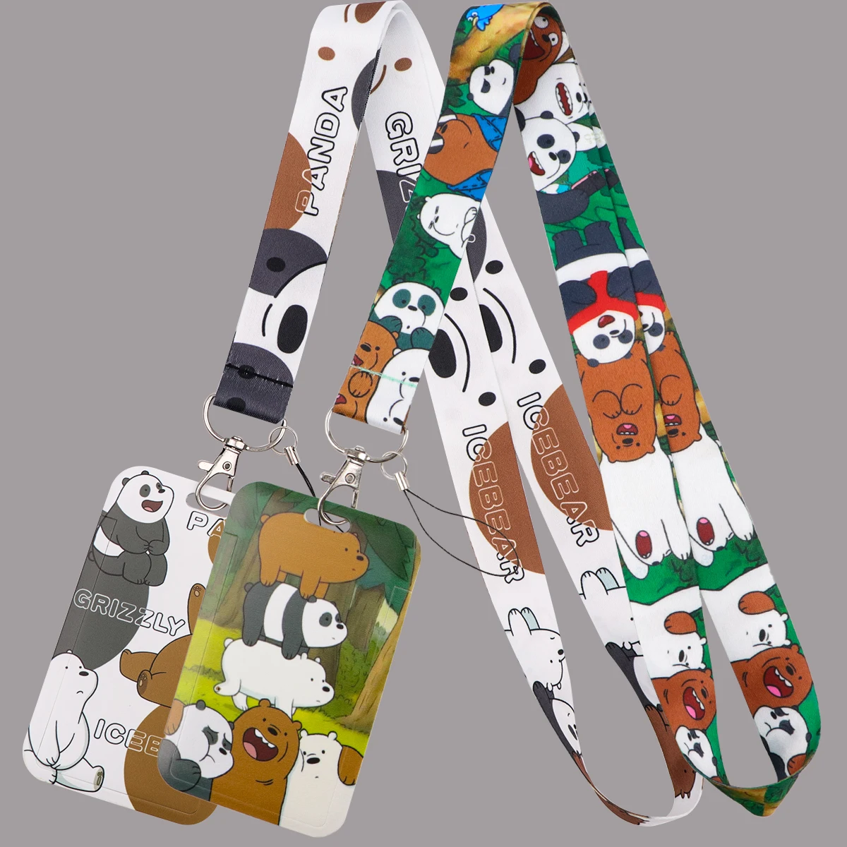 

Cartoon Bear Lanyard for Keys Neck Strap ID Card Badge Holder Cell Phone Strap Key Holder Key Rings Accessories Gifts