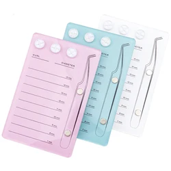 Magnetic Eyelash Suction Plate Holder Glue Pallet Acrylic Board Grafting False Lashes Extension Stand Pad Makeup Tools