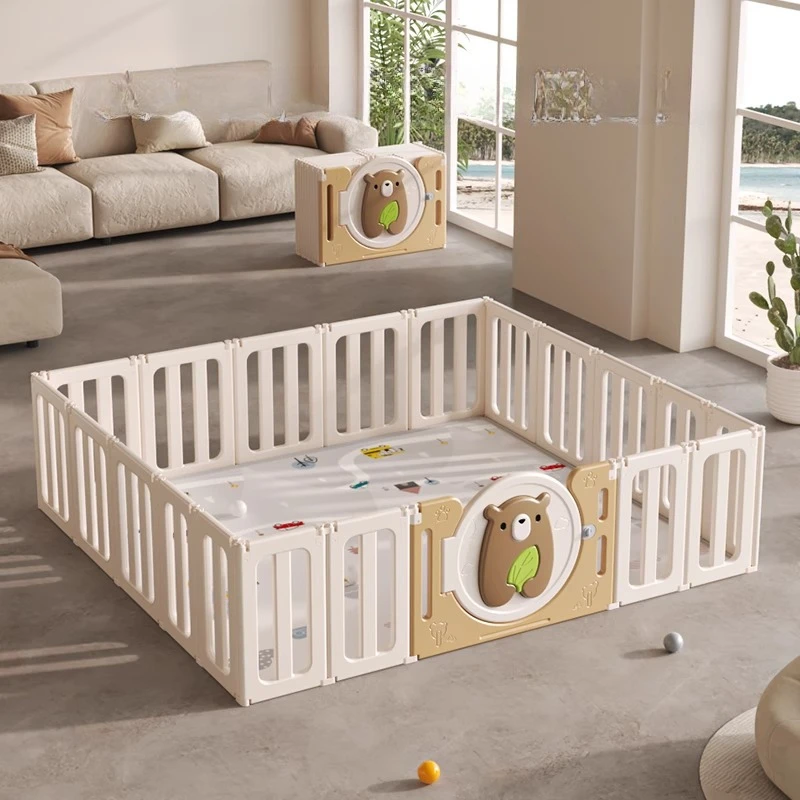 

Game indoor crawling protective fence foldable household living room anti-drop crawling pad fence