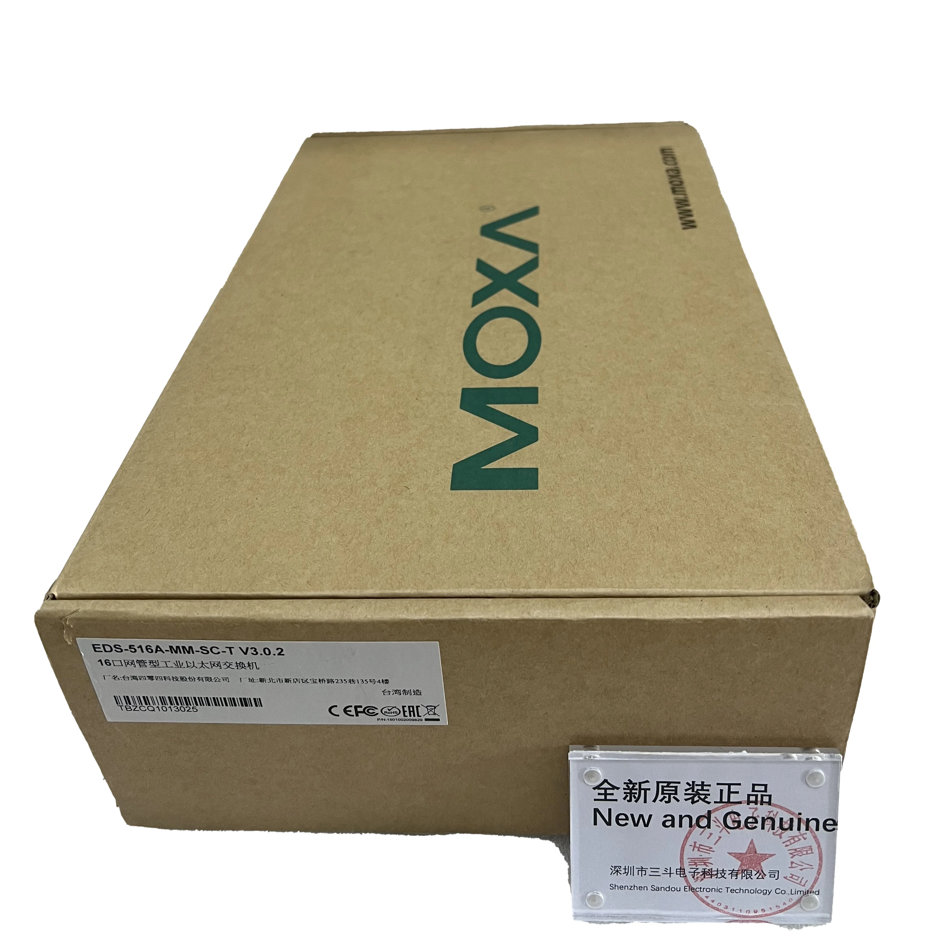 

Новый и оригинальный переключатель Ethernet на складе для -MOXA-EDS-516A-MM-SC-T V3.0.2