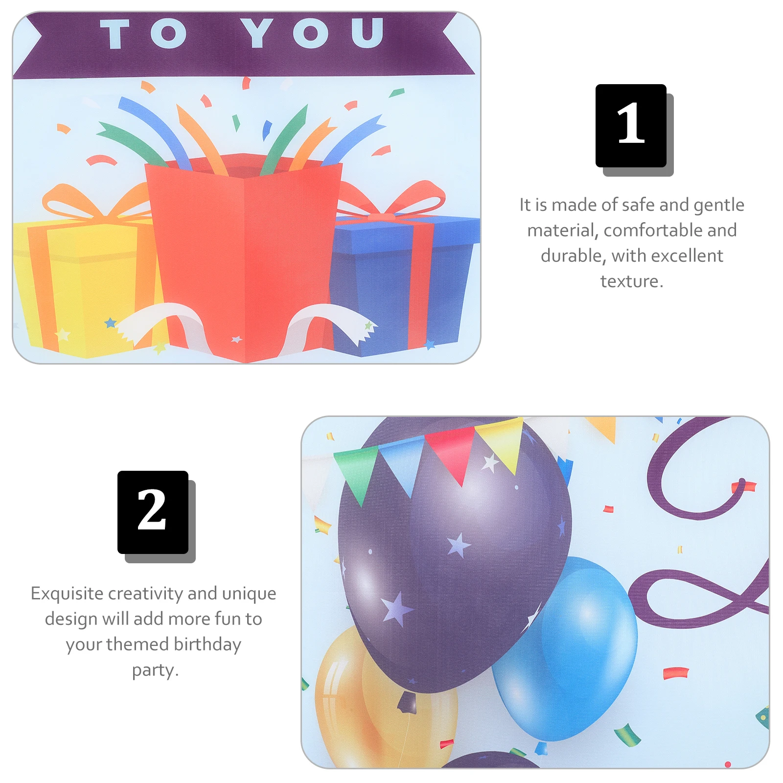 

Party Backdrop Bunting Birthday Banner Happy Background Photo Props Decorations Backdrops