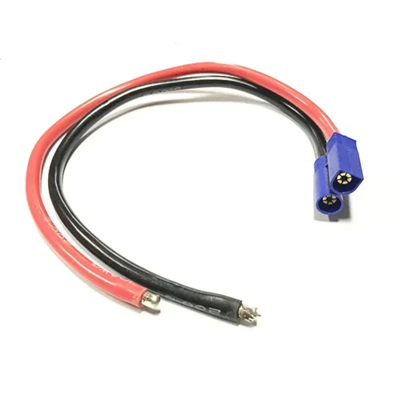 Cable flexible de silicona EC5, enchufe macho y hembra con línea de alimentación de alta corriente, 10AWG, arranque de emergencia para coche, cable