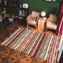 Bohemia Retro Carpets Living Room Decoration Big Szie Rugs Dining Room Decor Bedroom Morocco Lounge Rug Large Area Floor Mats