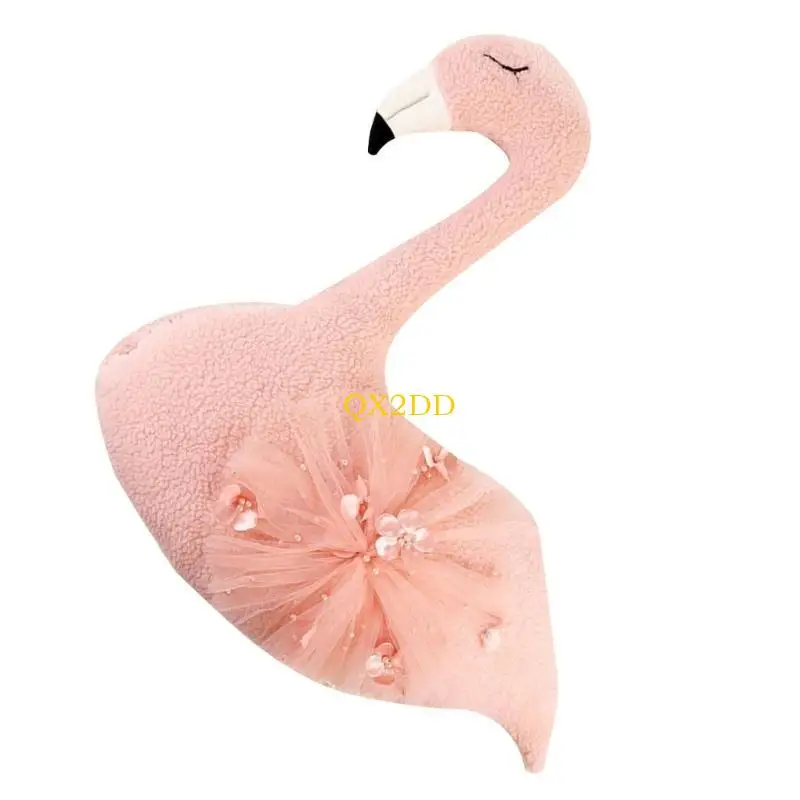 Almohada flamenco para posar bebés – Accesorios sesión fotos newborn - imagen 5