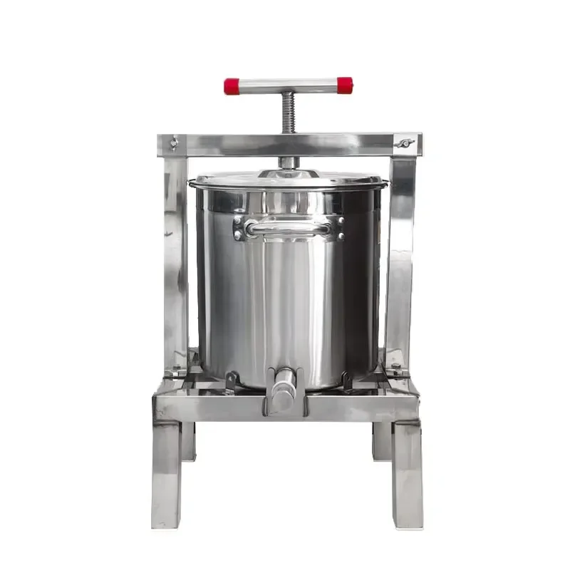 Stainless steel honey press Fully enclosed pressure valve with filter Manual juicer Multifunctional household