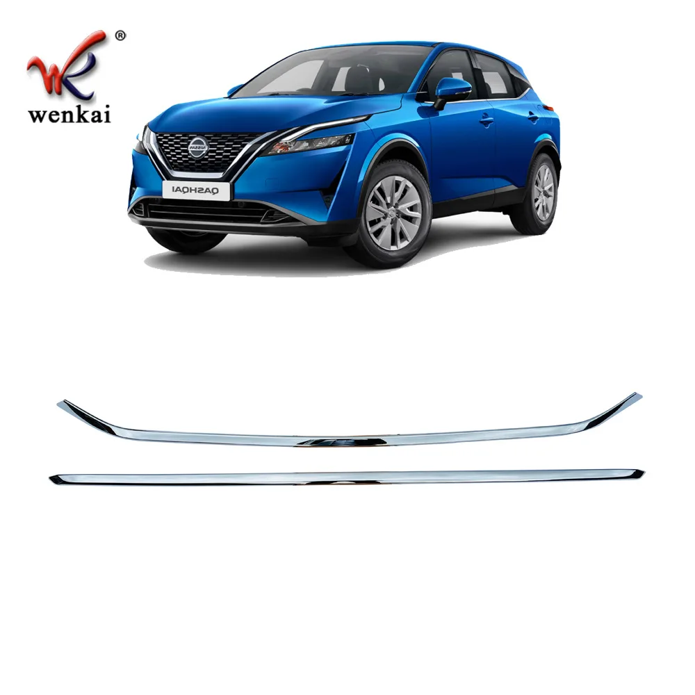 Accessories For Nissan Qashqai J12 2022 2023 ABS Chrome External Front Rear Bumper Grill Cover Trims Decoration Car Styling