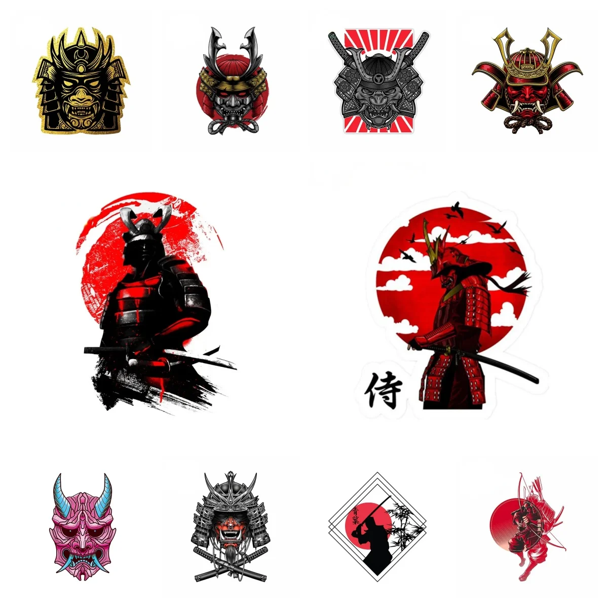 

Custom Samurai Car Sticker Art Auto Motorcycle Trucks Racing SUV Bumper Laptop Suitcase Vinyl Decal