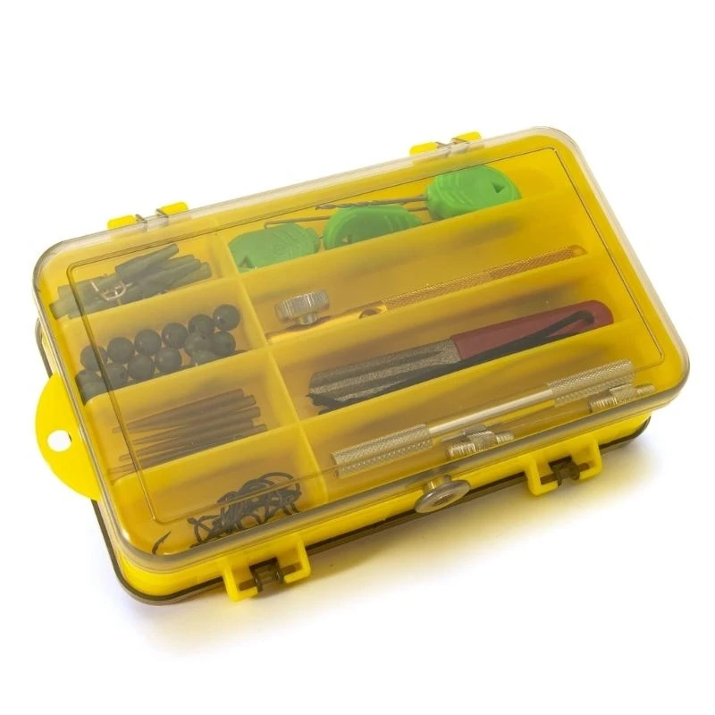 31BE Double Sided Fishing Tackle Box 13 Compartments Lure Hook Fishing Baits Box