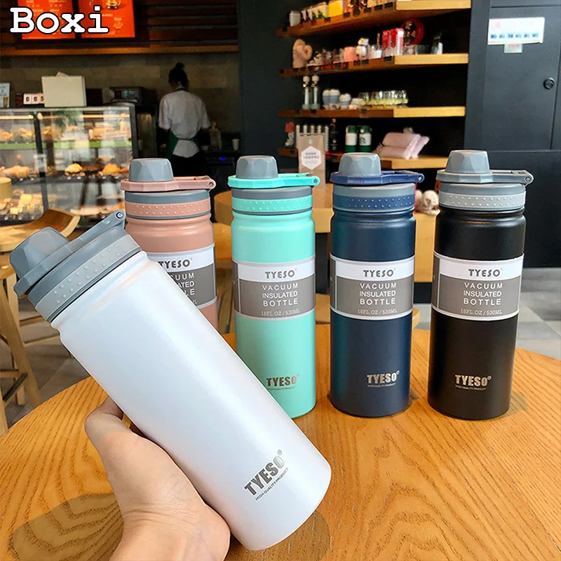 

Stainless Steel Thermos Bottle, Portable Outdoor Travel Vacuum Flask, Cycling Sports Hot Cool Water Bottles, BPA Free,