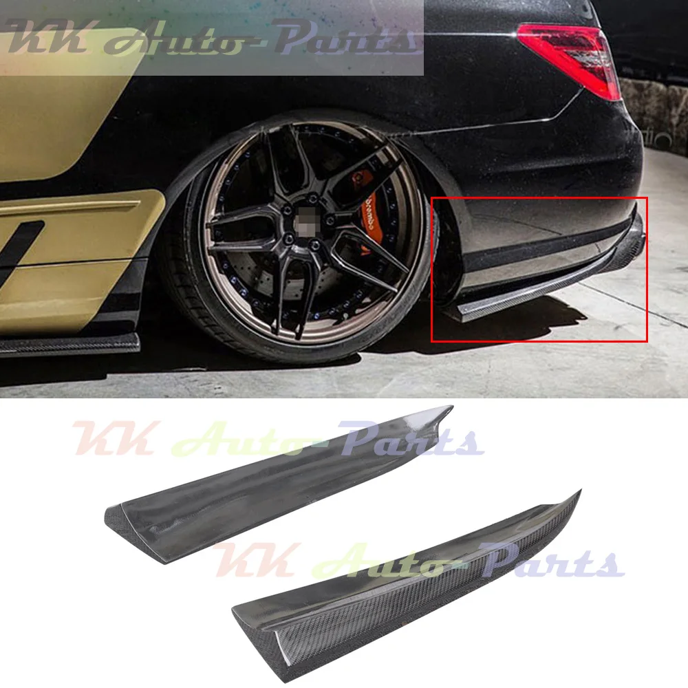 Carbon Fiber Hinten Diffusor Stoßstange Splitter Schürzen Canards Lip Spoiler Für Mercedes-Benz W207 E Coupe 2009-2011 auto Tuning