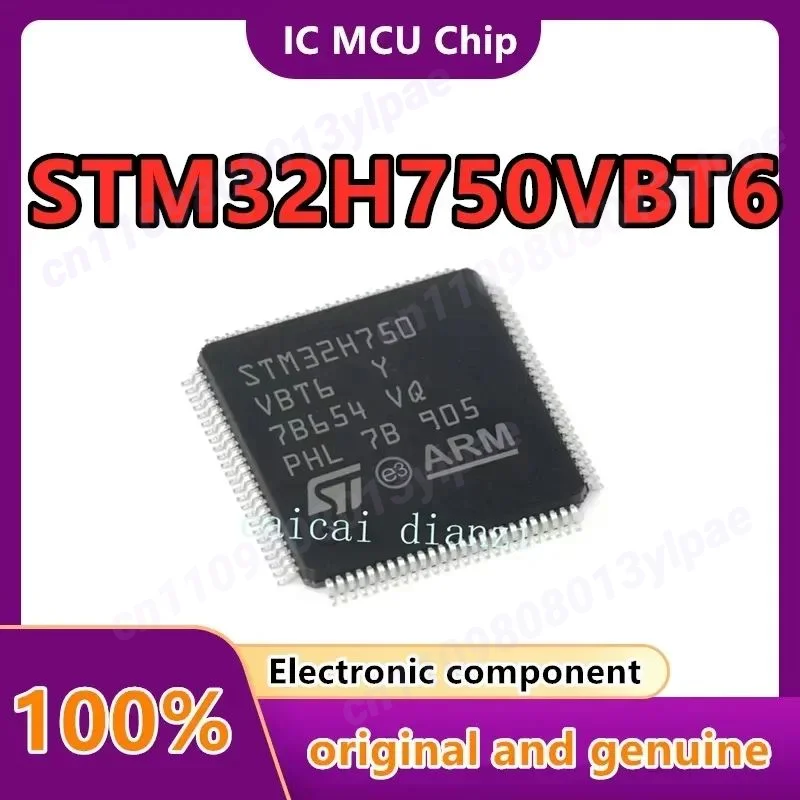 

10 шт./лот STM32H750 STM32H750VBT6 STM32 H750VB H750VBT6 LQFP-100 ARM Cortex-M7 32-битный чип-контроллер IC, новый, оригинальный