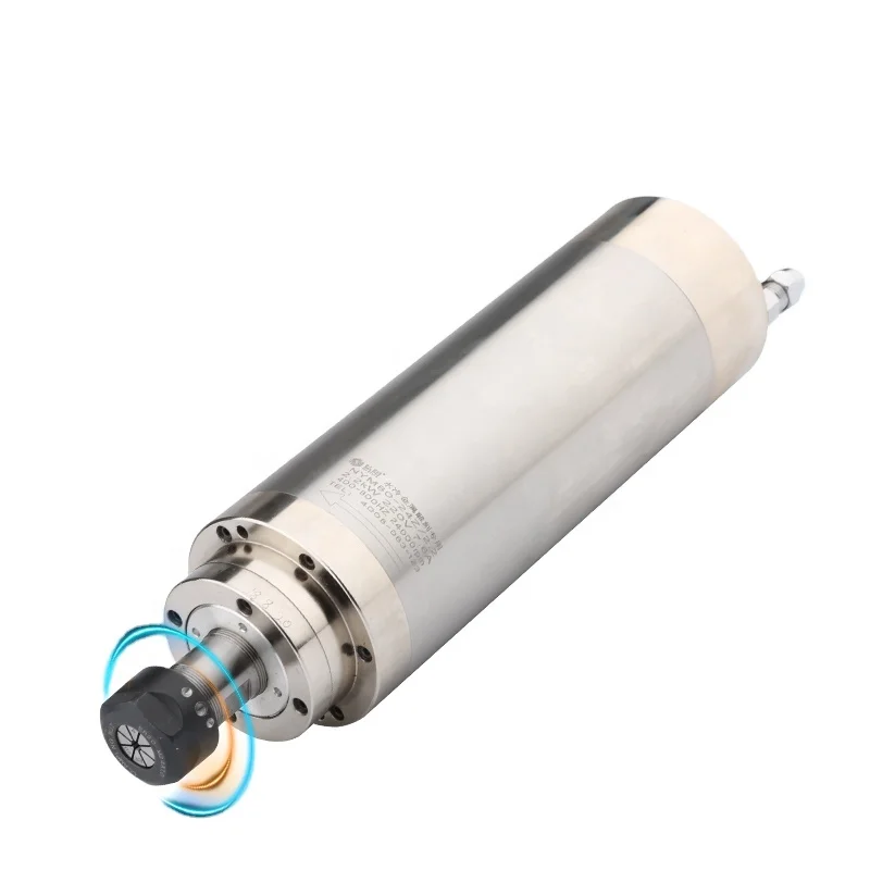 2.2kw ER20 Mold Spindle Constant Power 4 Bearing Water-cooled 80mm CNC Milling Machine Metal Engraving And Milling Machine