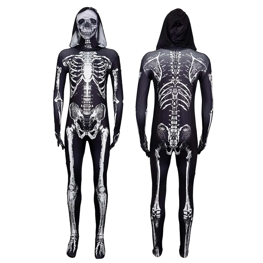 

loween Skeleton Cosplay Costume Women's Traditional Chinese Stage Costume Bone Frame Fancy Dr for Par